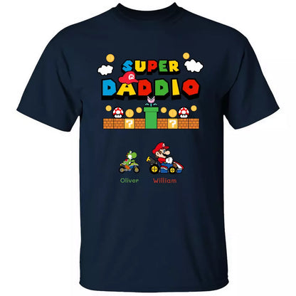 Personalized T-Shirt SUPER DADDIO, Black