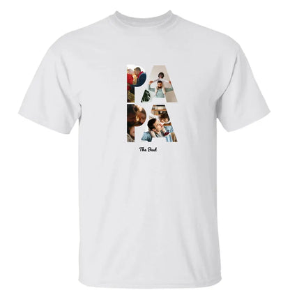 Personalized T-Shirt PAPA, White